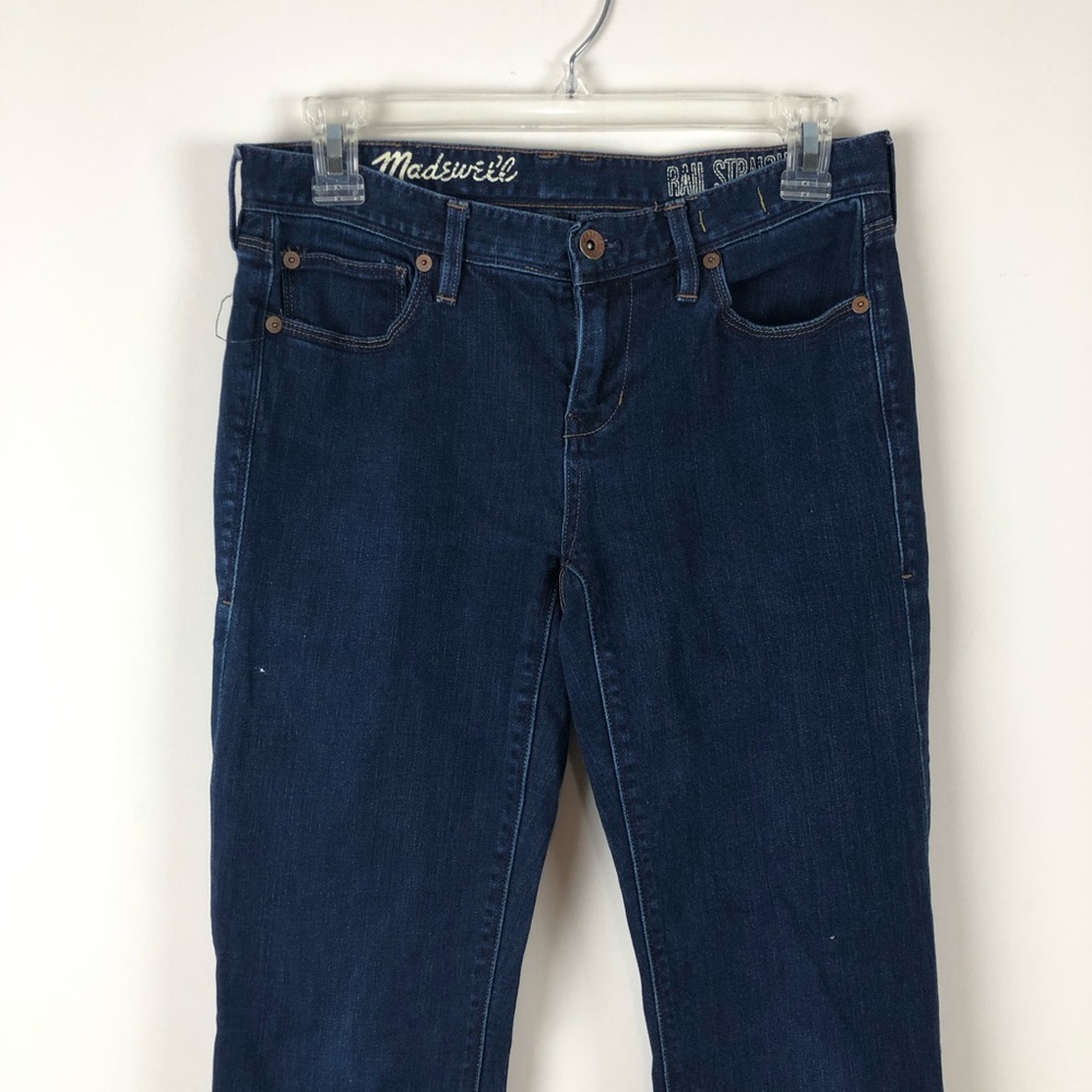 Madewell Rail Straight Leg Jeans - Picture 2 of 7
